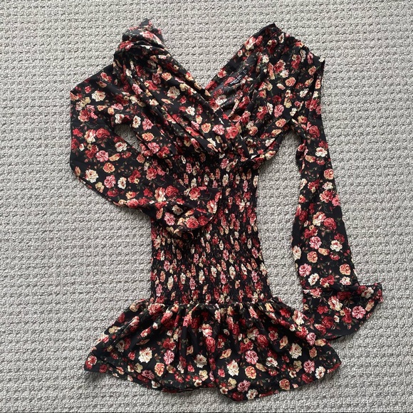 Nasty Gal Floral Mini Dress - Picture 3 of 7